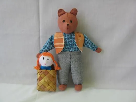 Театр шагающий "Маша и медведь" - h 8+h 19 см.