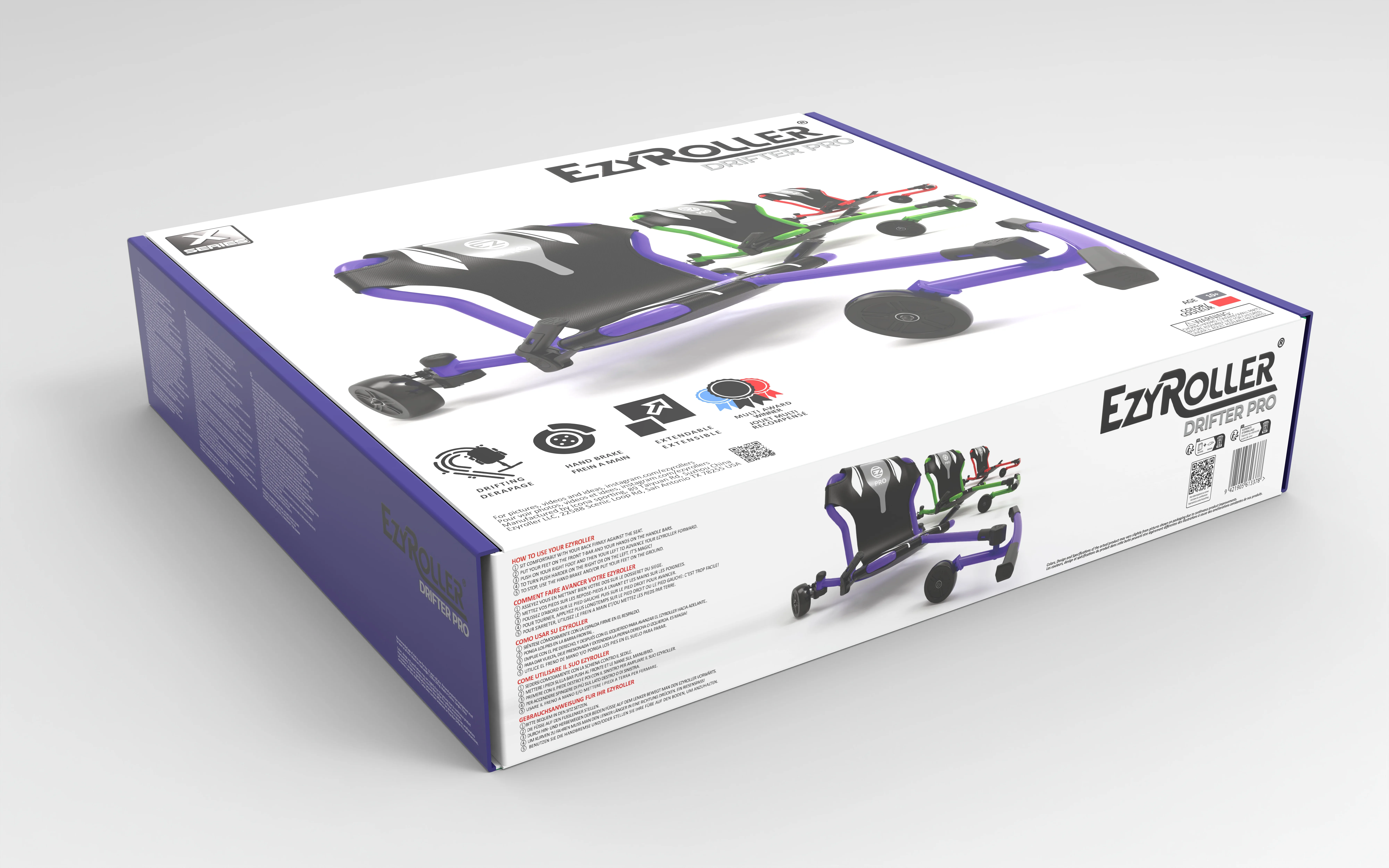 EzyRoller DRIFTER PRO X Purple