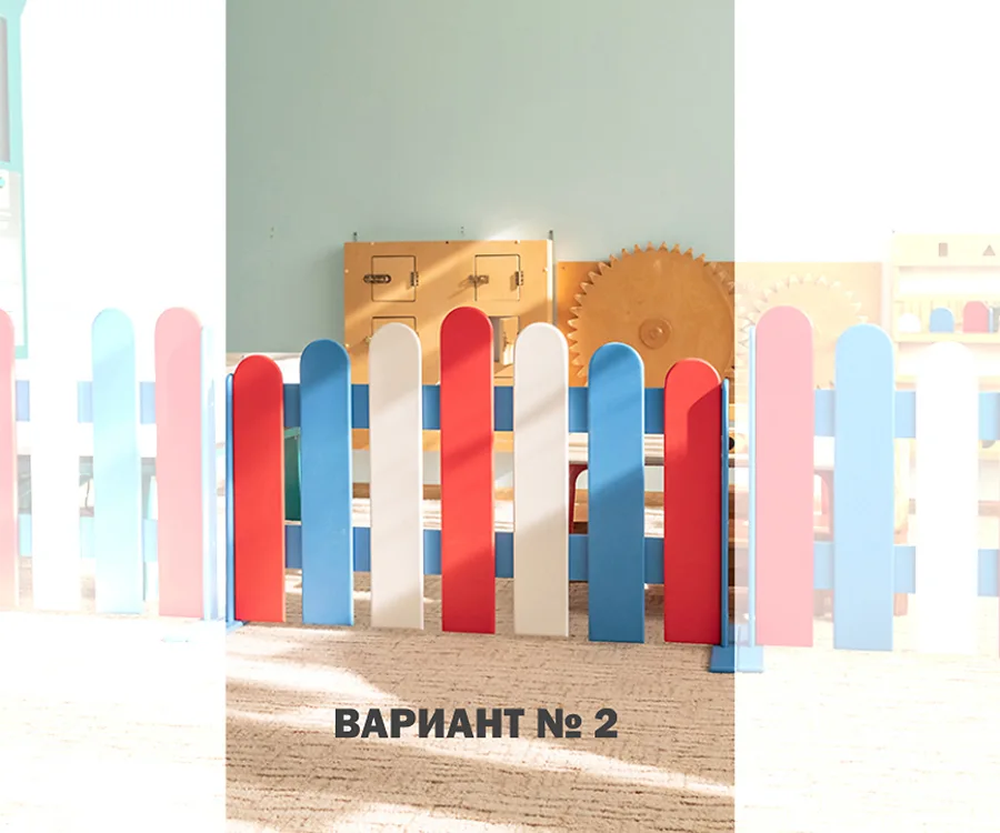 Декоративный заборчик (длина секции 1 м)