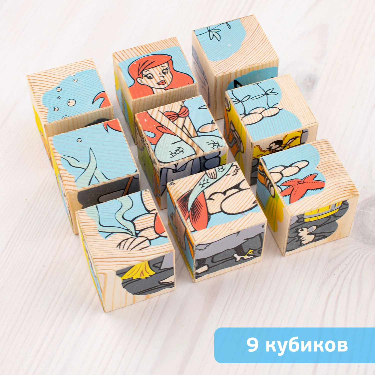 Кубики "Герои сказок"
