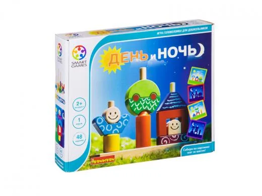 Логическая игра Bondibon, "День и Ночь"