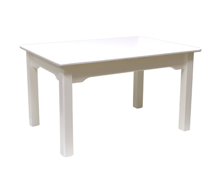 Стол фанера, белый L70 х B50 x H40 см